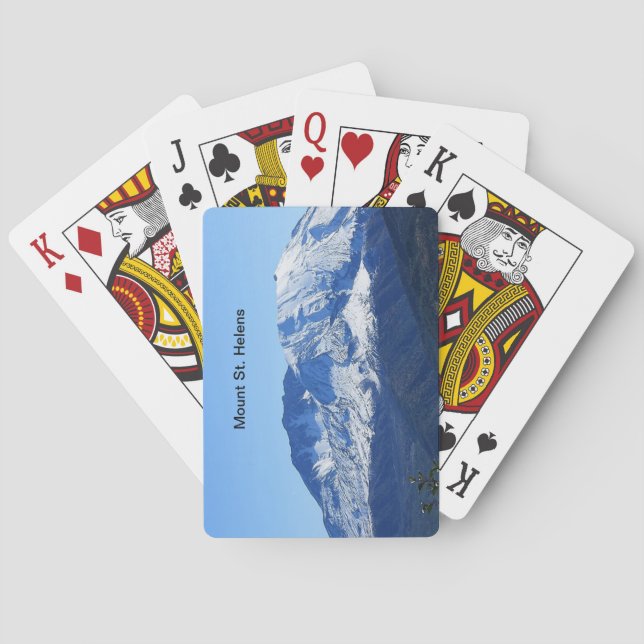 Jeu De Cartes Le Mont St. Helens Jouer aux cartes (dos)