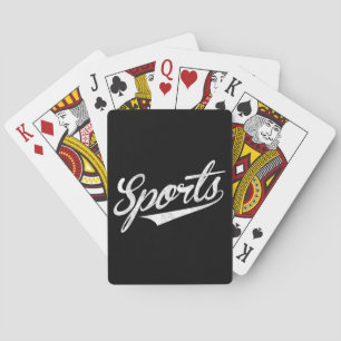Jeu De Cartes Le mot Sports Un design ironique amusant qui dit S