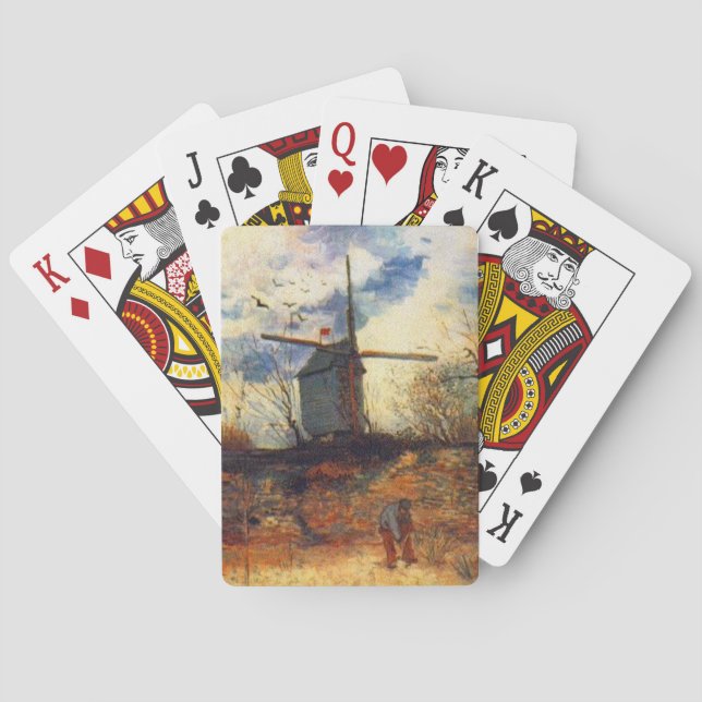 Jeu De Cartes Le Moulin de la Galette Van Gogh (dos)