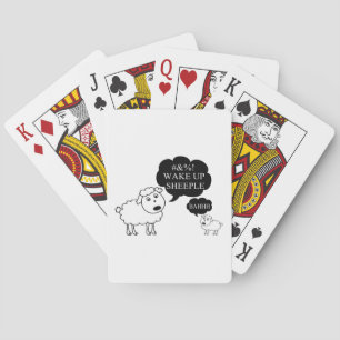 Jeu De Cartes Le mouton indique réveille Sheeple