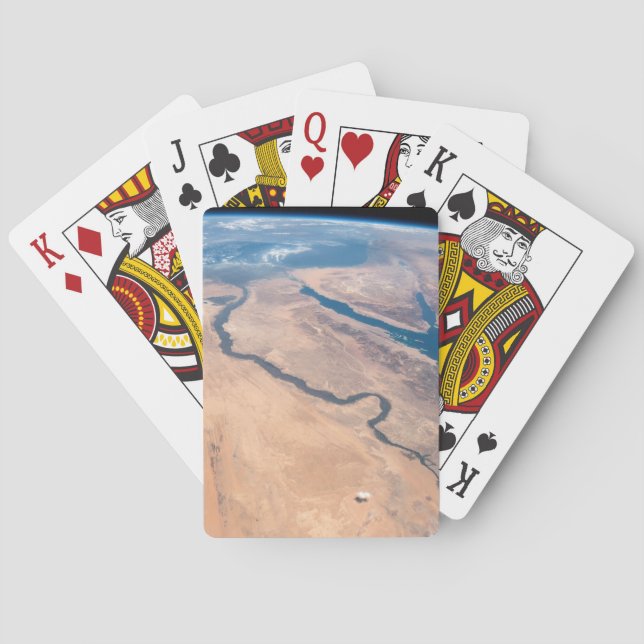 Jeu De Cartes Le Nil, La Mer Rouge Et La Mer Méditerranée. (dos)