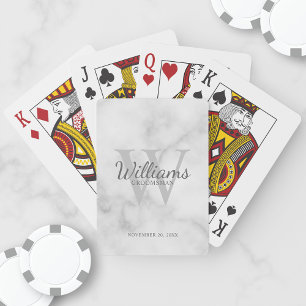 Jeu De Cartes Le nom et le monogramme des développeurs de script