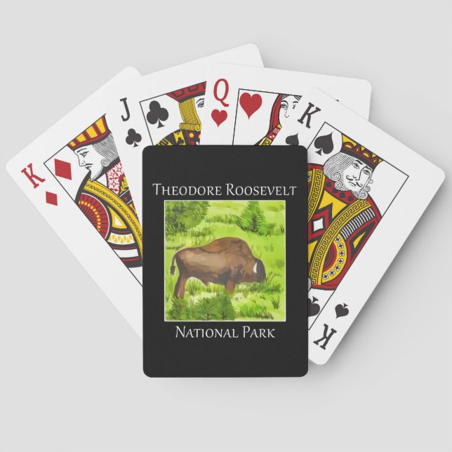 Jeu De Cartes Le Parc national de Theodore Roosevelt (dos)
