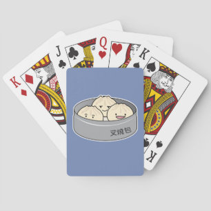 Jeu De Cartes Le petit déjeuner chinois de dim sum de petit pain