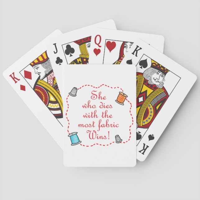 Jeu De Cartes Le Plus Tissu (dos)