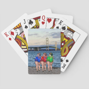 Jeu De Cartes Le pont Mackinac Beauté de bain