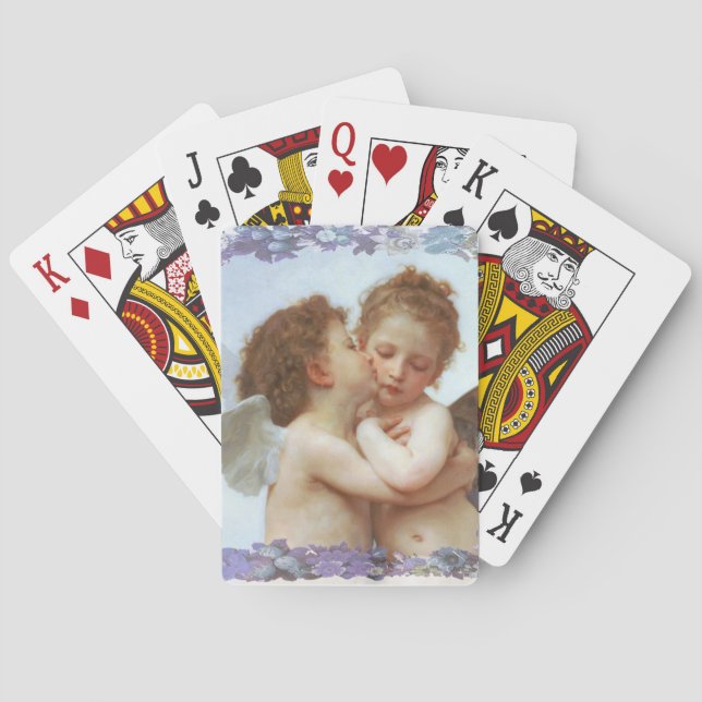 Jeu De Cartes Le PREMIER BAISER, C.1873 William Bourgeau (dos)