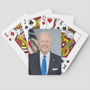 Jeu De Cartes Le président Joe Biden Portrait de la Maison Blanc
