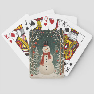 Jeu De Cartes Le rêve hivernal de Snowman