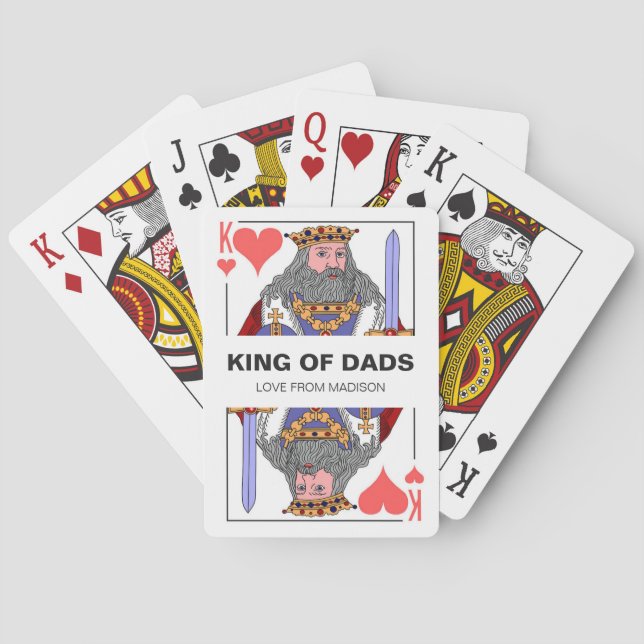 Jeu De Cartes Le Roi Des Pères Jouant Des Cartes (dos)