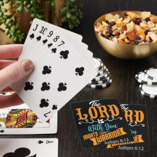 JEU DE CARTES LE SEIGNEUR EST AVEC VOUS, PUISSANT GUERRIER