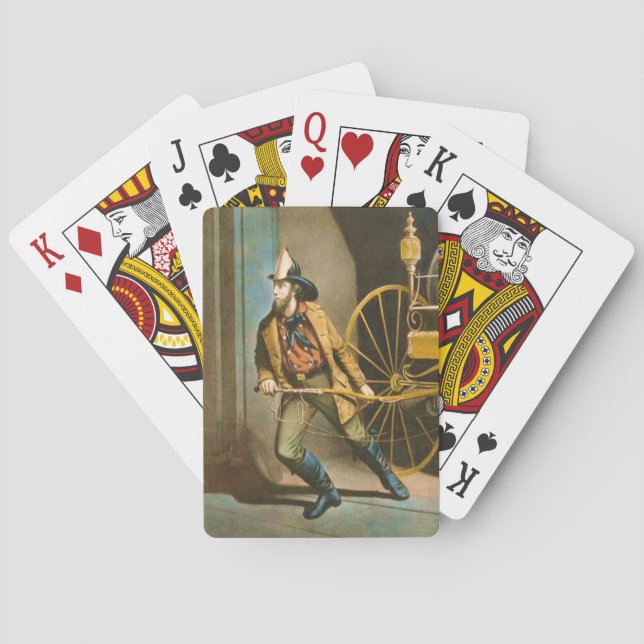 Jeu De Cartes Le style américain 2 de sapeur-pompier (dos)