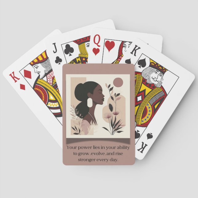 Jeu De Cartes Le thème de la montée en puissance (dos)