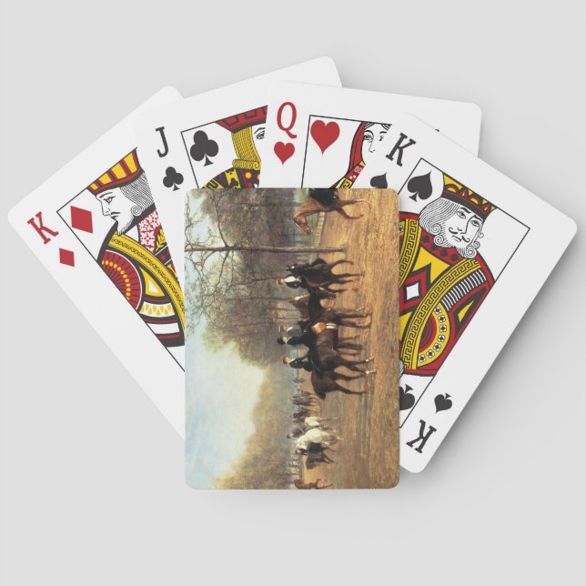 Jeu De Cartes Le tour de matin, rangée putréfiée, Hyde Park, (dos)