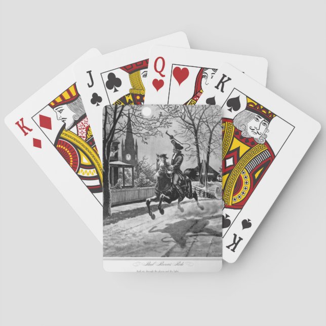 Jeu De Cartes Le tour de Paul Revere.  image 1775_War (dos)