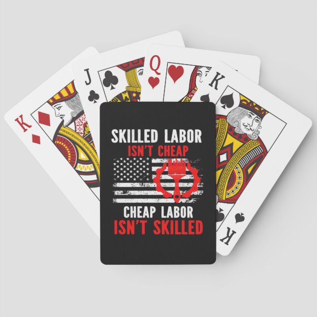 Jeu De Cartes Le travail qualifié n’est pas un mème classique pa (dos)