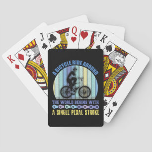 Jeu De Cartes Le Vélo Est Un Tour À Vélo