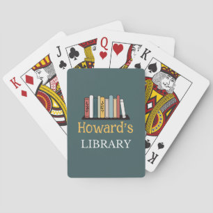 Jeu De Cartes Lecture de cartes - Bibliothèque - Personnalisée -