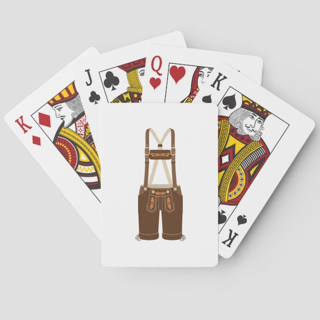 Jeu De Cartes Lederhosen (dos)