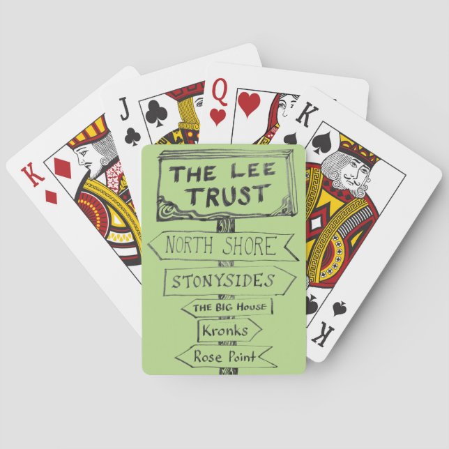 Jeu De Cartes Lee Trust 50e Anniversaire Jouer des cartes (dos)