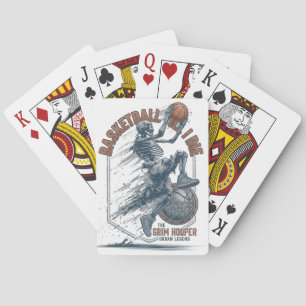 Jeu De Cartes Légende urbaine de basket-ball Grim Hooper Skeleto