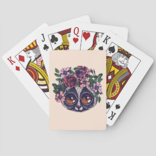 Jeu De Cartes Lémur de fleurs doux