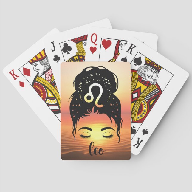 Jeu De Cartes Leo Zodiac (dos)