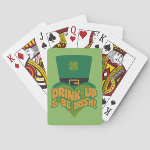 Jeu De Cartes Leprechaun carte de lecture personnalisée