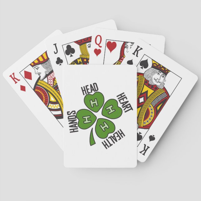 Jeu De Cartes Les 4 H (dos)