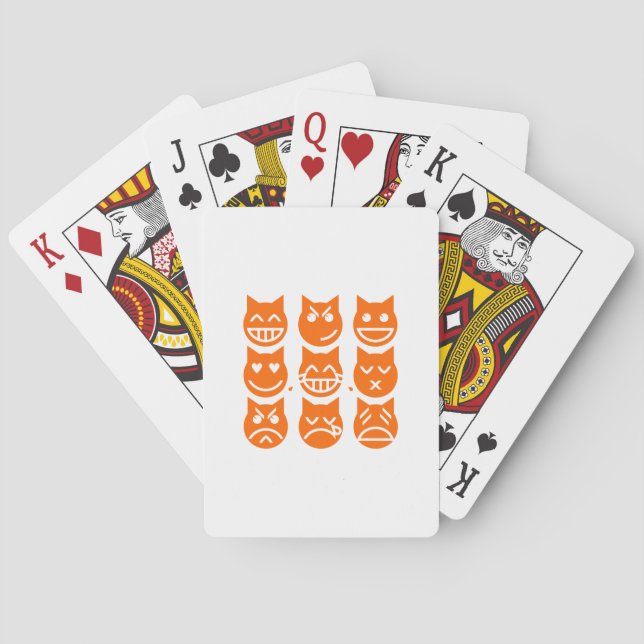 Jeu De Cartes Les 9 vies du chat Emoji (dos)