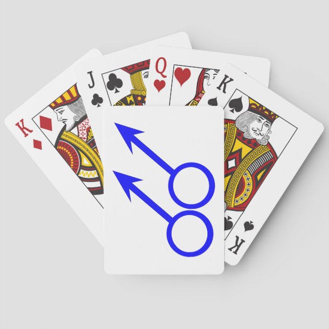 Jeu De Cartes Les Amateurs De Gay Jouant Des Cartes (dos)