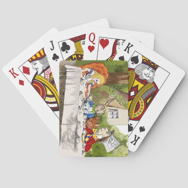 Jeu De Cartes Les aventures d'Alice au pays des merveilles (dos)