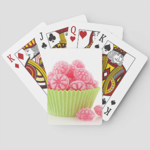 Jeu De Cartes Les bonbons savoureux à sucrerie de framboise dans