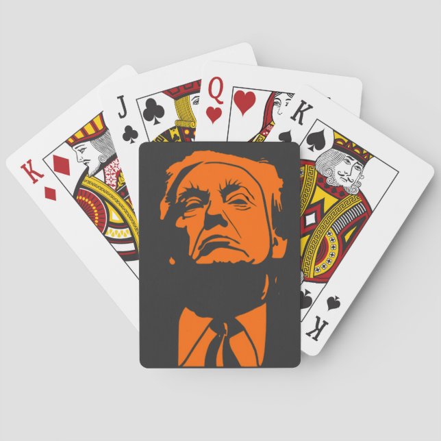 Jeu De Cartes "Les cartes de jeu de Don" Donald Trump (dos)