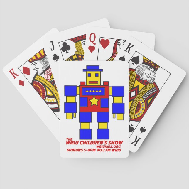 Jeu De Cartes Les cartes de jeu de l'exposition des enfants de (dos)