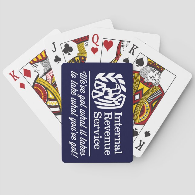 Jeu De Cartes Les cartes de jeu d'IRS (dos)