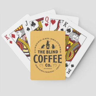 Jeu De Cartes Les cartes de jeu faites sur commande aveugles du