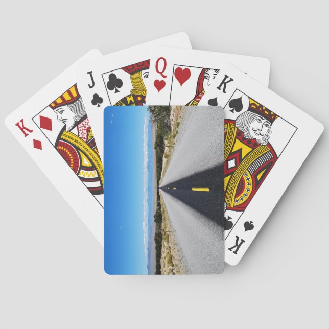 Jeu De Cartes Les cartes de jeu les plus isolées de route (dos)