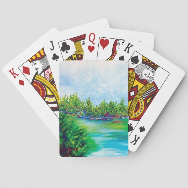 Jeu De Cartes LES CARTES DE JEUX SUR LE Lac (dos)