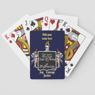 Jeu De Cartes Les cartes ont orné avec le votre possèdent très