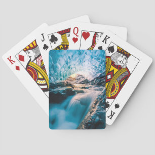 Jeu De Cartes Les cascades Glacier de Vatnajokull, Islande ori
