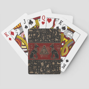 Jeu De Cartes Les chats égyptiens et l'oeil d'Horus