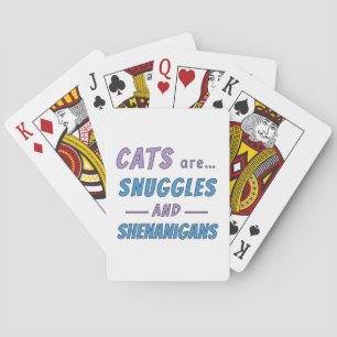 Jeu De Cartes Les chats sont des câlins et des espiègleries