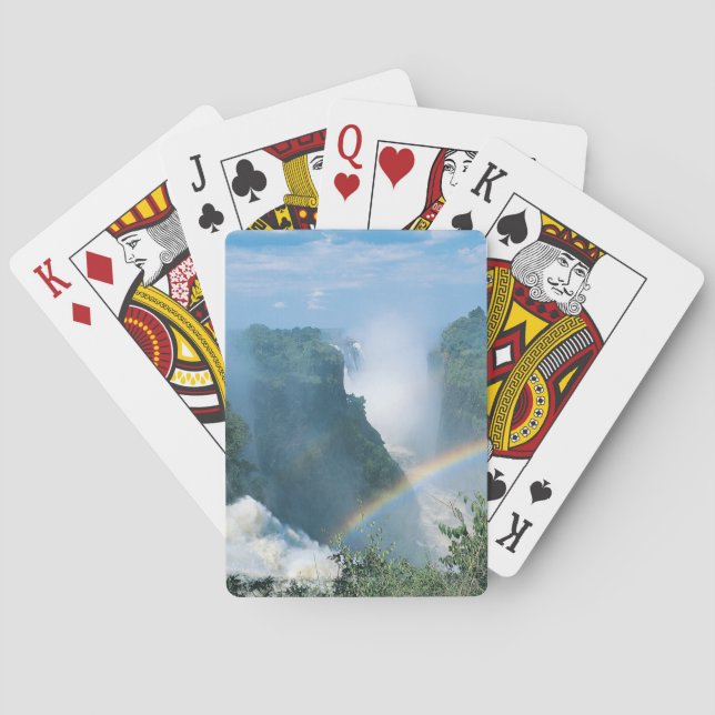 Jeu De Cartes Les chutes Victoria, Zimbabwe (dos)
