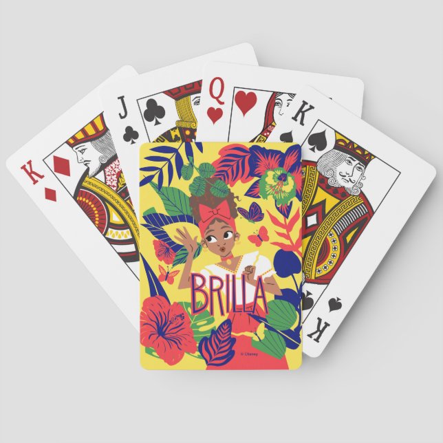 Jeu De Cartes Les Dolores d'Encanto | Cartes de jeu Floral Graph (dos)
