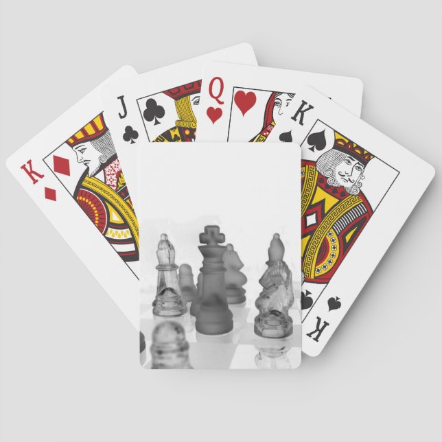 Jeu De Cartes Les Échecs Classiques Des Cartes De Jeu. (dos)