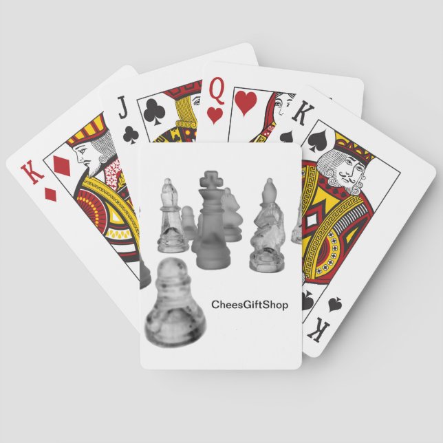 Jeu De Cartes Les Échecs Classiques Des Cartes De Jeu. (dos)