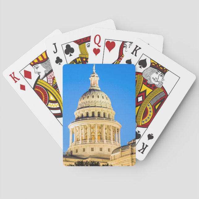 Jeu De Cartes Les Etats-Unis, le Texas, Austin. Bâtiment de (dos)