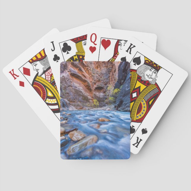 Jeu De Cartes Les Étroits De La Rivière Vierge À L'Automne 3 (dos)