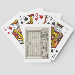 Jeu De Cartes Les Free Masons, avec des enseignes pour les diffé